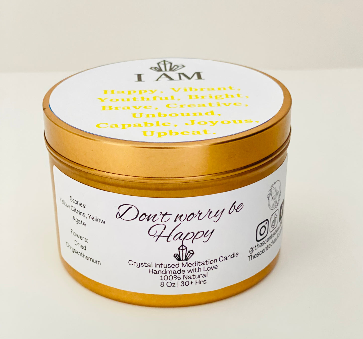 Affirmation Candle- Happiness