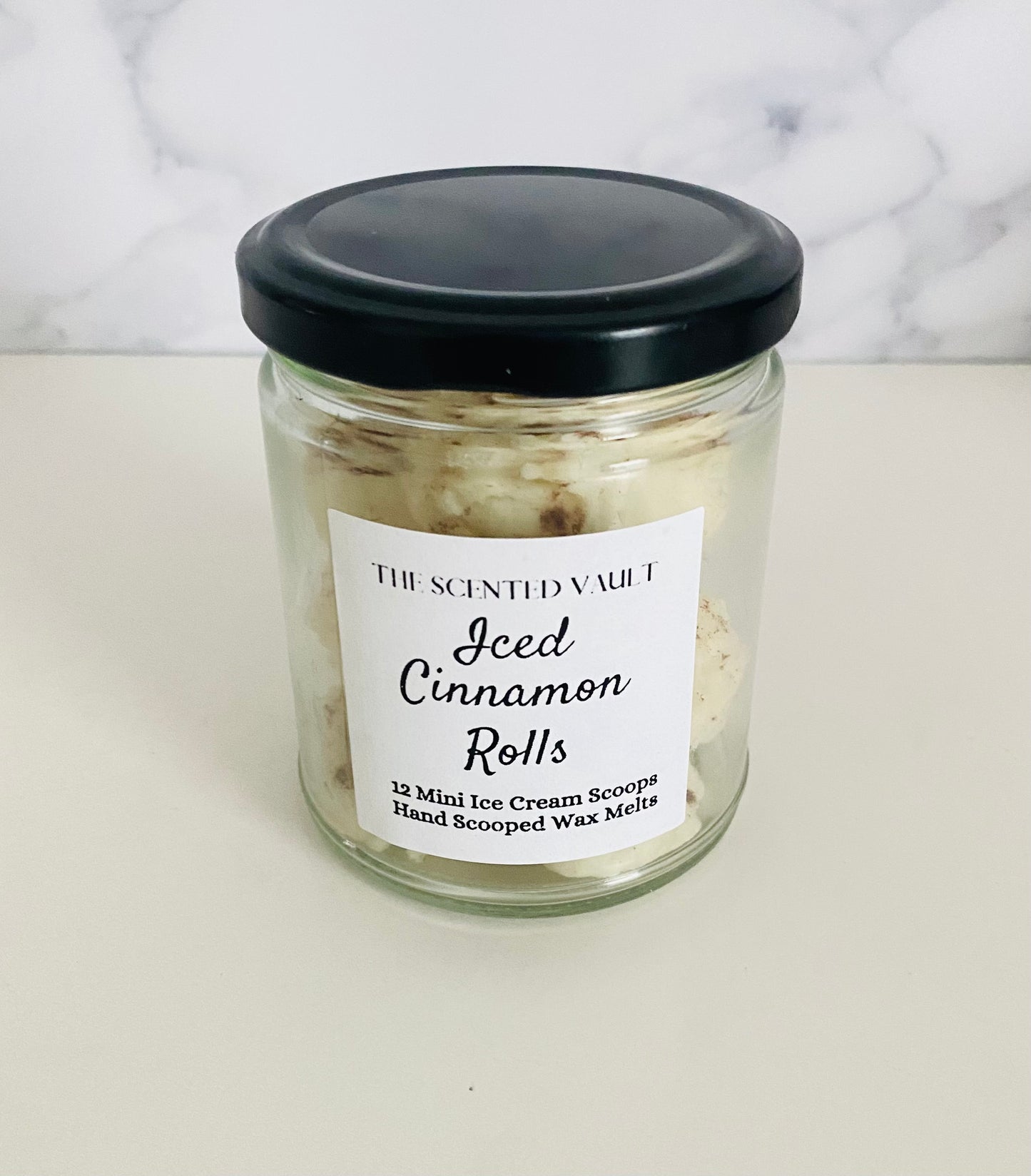 Iced Cinnamon Rolls Scented Mini Ice Cream Scoop Wax Melt