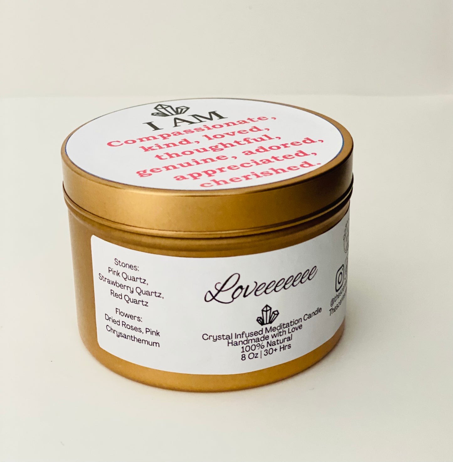 Affirmation Candle- Love & Passion