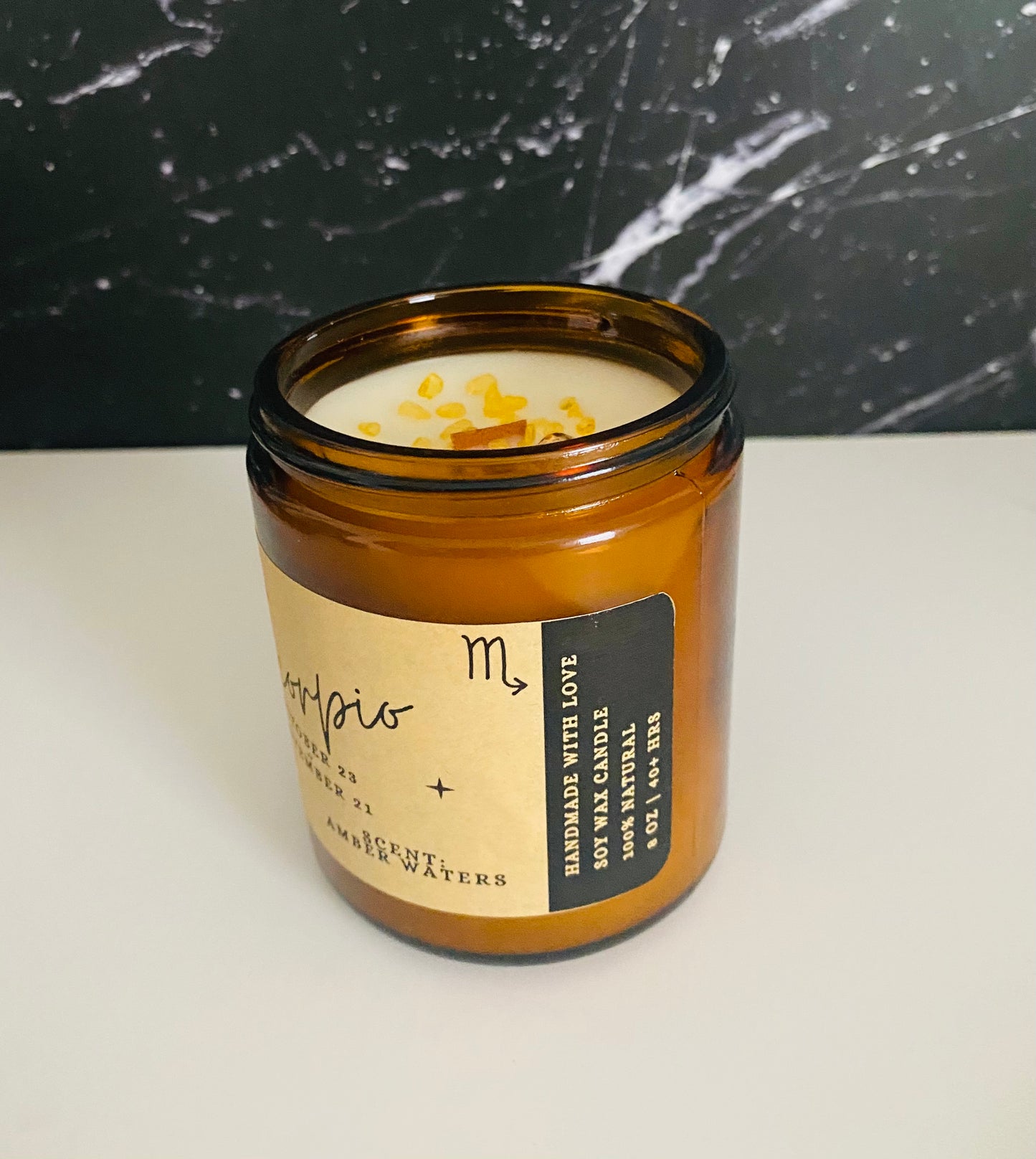 Scorpio Zodiac Candle