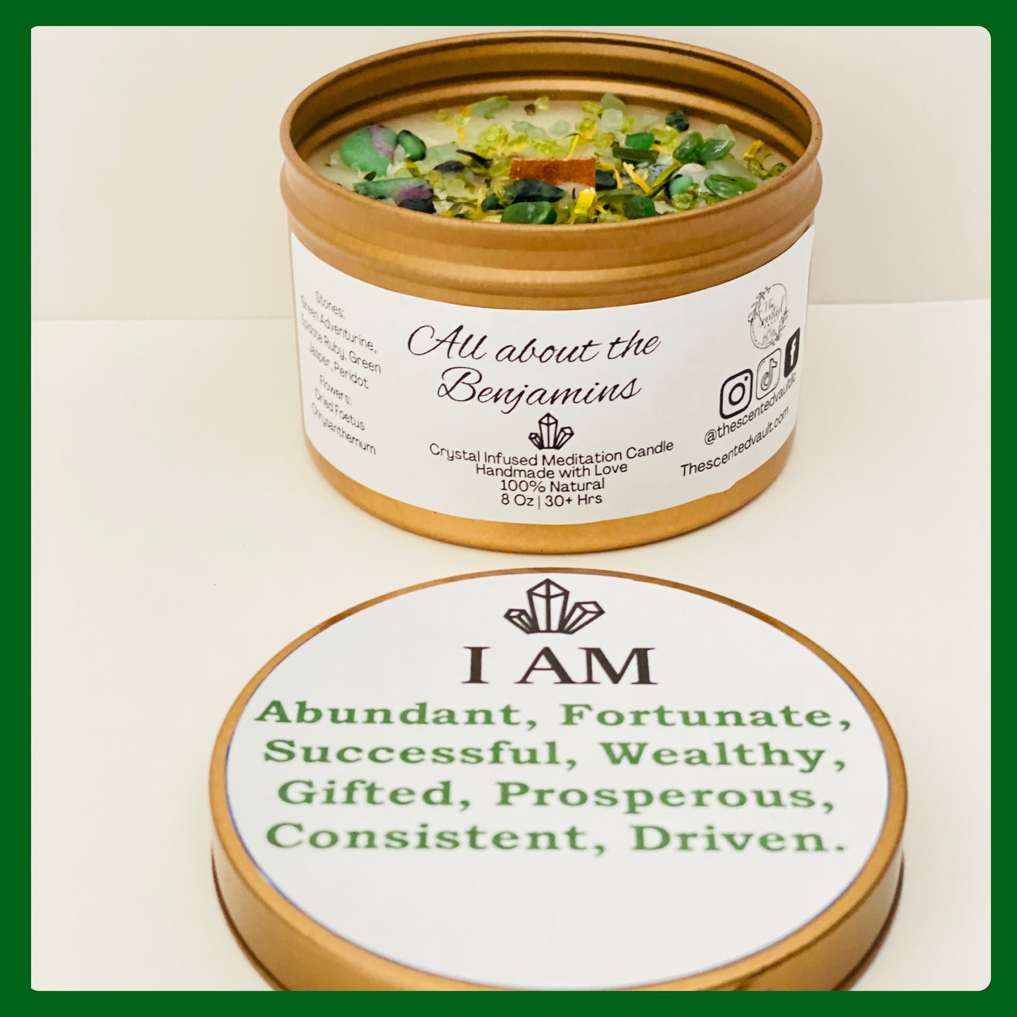 Affirmation Candle- Abundance and Prosperity