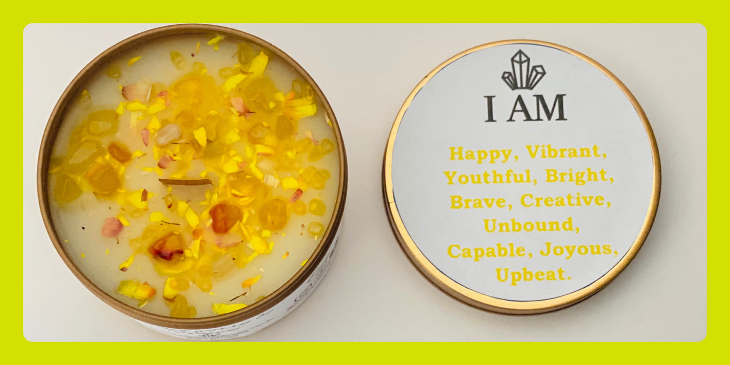 Affirmation Candle- Happiness