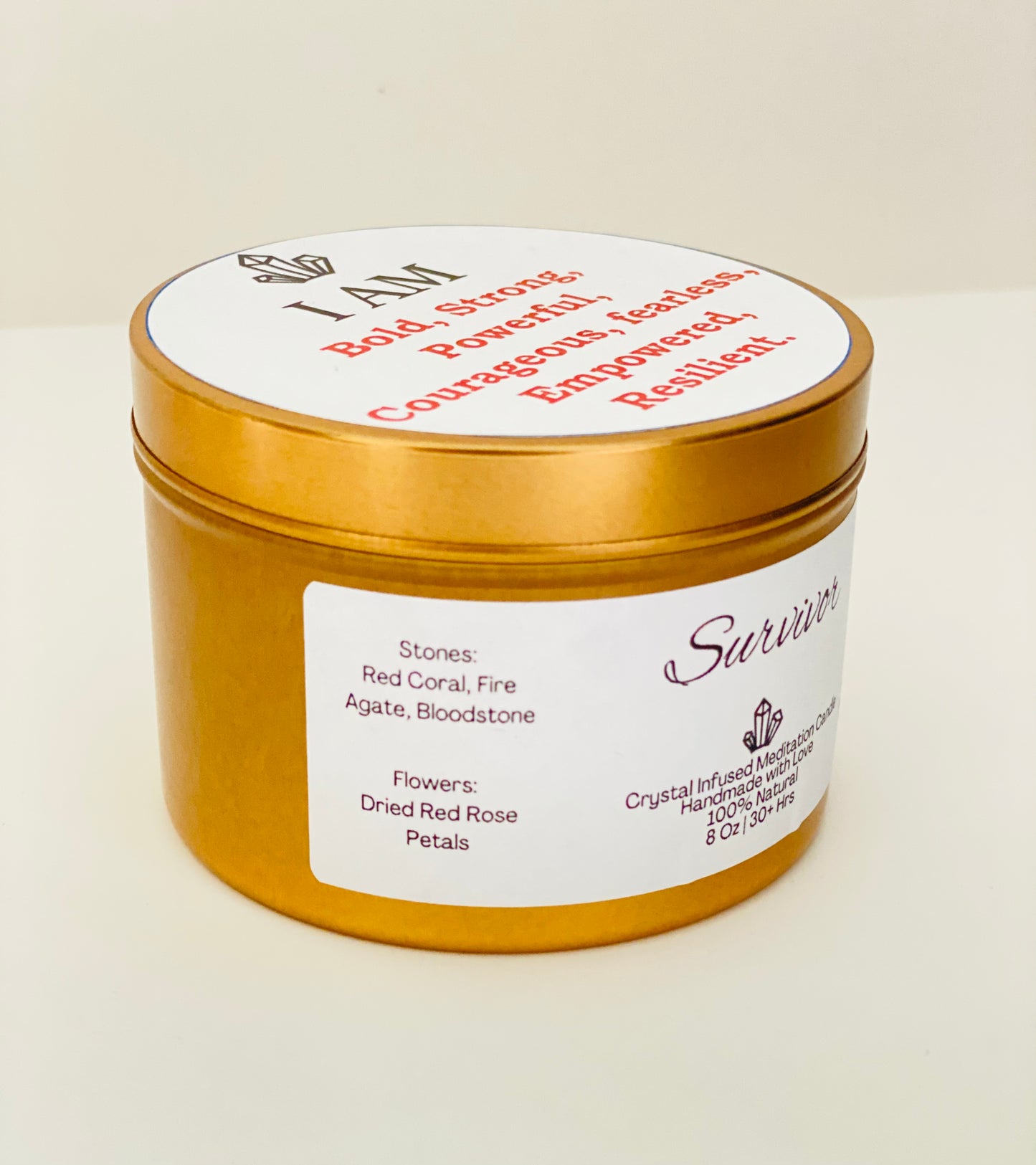 Affirmation Candle- Strength & Resilience