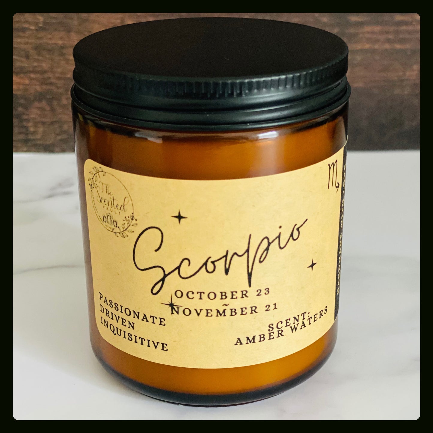 Scorpio Zodiac Candle