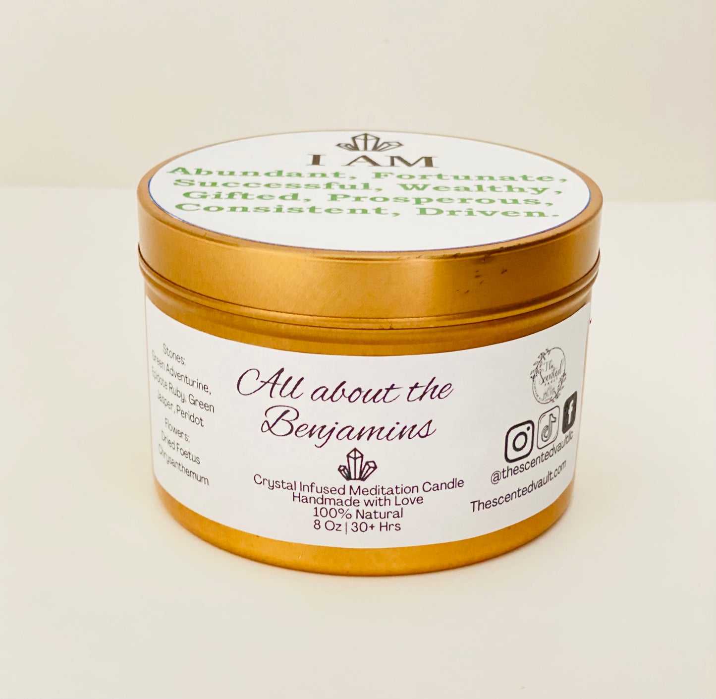 Affirmation Candle- Abundance and Prosperity