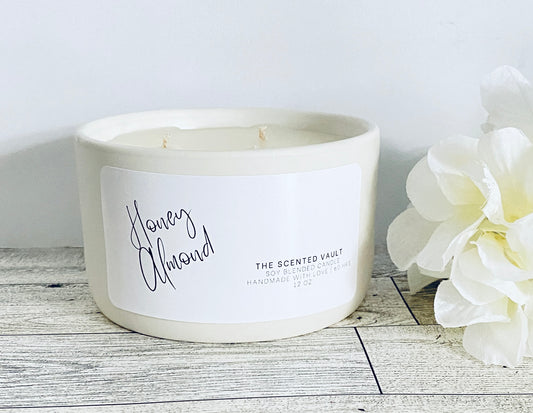 Honey Almond Scented Bowl