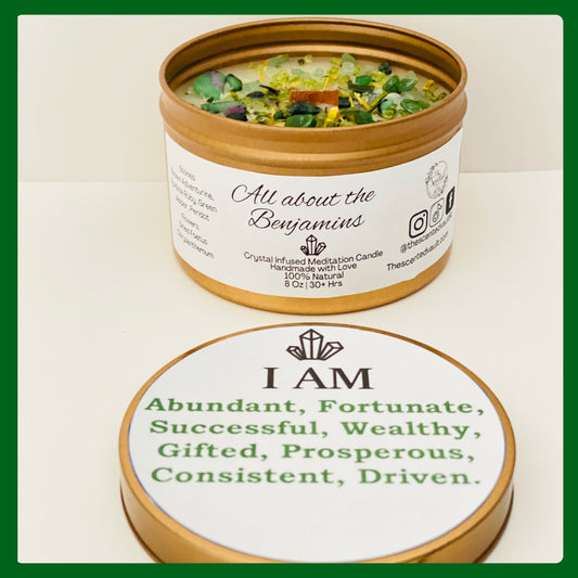 Affirmation Candle- Abundance and Prosperity